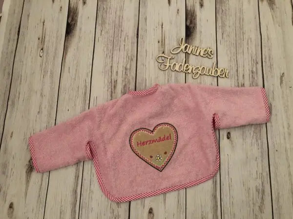 Ärmellätzchen Herzmädel von Mein Shop, bunt mit Herzmotiv, für Babys und Kleinkinder, langlebiges und weiches Material