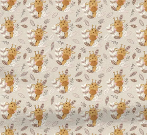 Geflochtete Bettschlange mit Giraffen-Muster, individuell gestaltbar, aus Bio-Material, von Mein Shop.