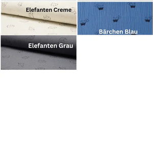 Bunte Pumphose aus Musselin in Hellblau, flexibel mit verschiedenen Farben zur Auswahl, von Mein Shop.
