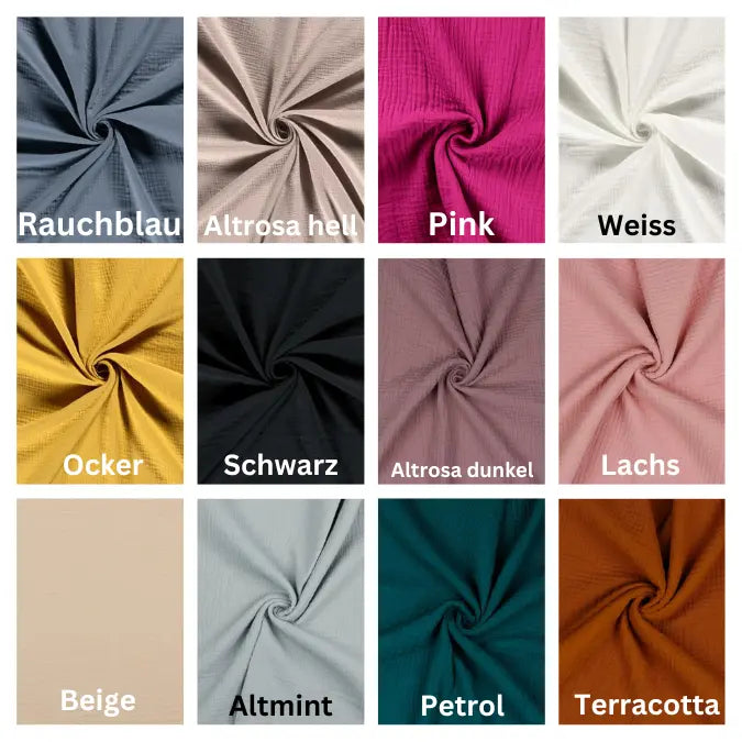 Hellblaues Pucktuch aus Mullstoff, vielseitig als Swaddle, Spucktuch oder Puckdecke verwendbar, von Mein Shop.