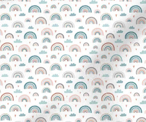 Feuchttücherhülle in Pastellregenbogenfarben, variable Aufbewahrung für Feuchttücher, von Mein Shop, stilvoll und praktisch