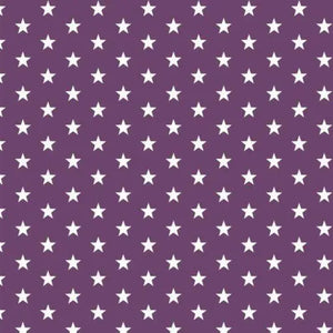 Geflochtene Bettschlange in Sterne-Lila-Violett, individuell konfigurierbar, Länge von 70cm bis 650cm, von Mein Shop