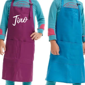 Kinder-Koch- und Malschürze von Mein Shop, bunte Schürze mit Ärmeln, perfekt zum Kochen und Malen für Kinder