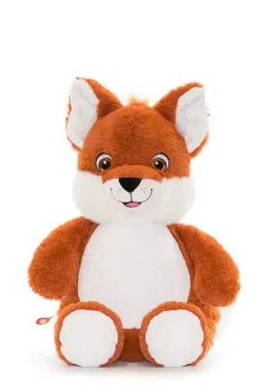 Bestickter Fuchs nach Wunsch, variabler Design, detailreich und bunt, von Mein Shop, auf hellem Hintergrund abgebildet.