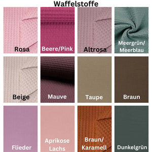 Hellblaue Babydecke aus Waffelstoff mit personalisiertem Aufdruck, weiche und kuschelige Babydecke von Mein Shop.