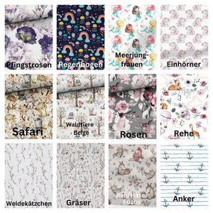 Geflochtene Bettschlange aus Jersey in Hellblau, 4-fach geflochten, von Mein Shop, glatte Oberfläche, flexible Schlafzubehör.
