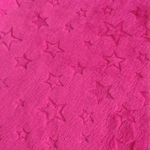 Weiches Minky-Burnout-Babynestchen in Fuchsia, individuell konfigurierbar für sicheren Schutz im Bett.