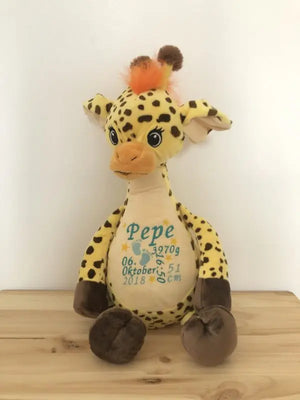Hochwertige Giraffen-Deko aus Holz, variabler Stil, detailreiche Gestaltung für Kinderzimmer oder Wohnbereich