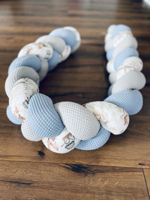 Wickelauflagen Set Konfigurator mit WALDTIERSTOFF, Variation, in verschiedenen Mustern und Farben, für Babywickelstationen.