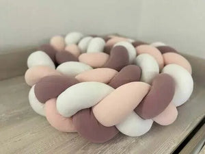Geflochtene Bettschlange aus Jersey, Variation im Konfigurator, weiche und strapazierfähige Bettschlange in verschiedenen Farben.