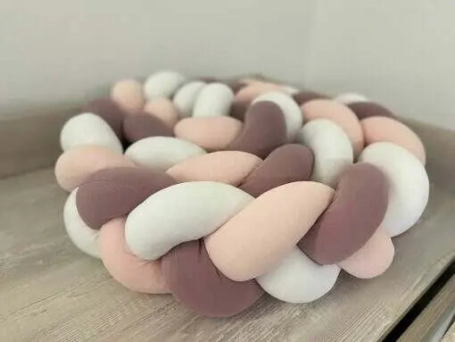 Geflochtene Bettschlange aus Jersey, Variation im Konfigurator, weiche und strapazierfähige Bettschlange in verschiedenen Farben.
