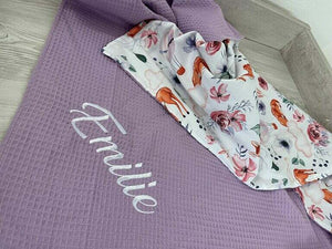 Personalisiert Babydecke für das ganze Jahr, weiche Babydecke von Mein Shop, ideal für alle Jahreszeiten, mit individuellem Design.