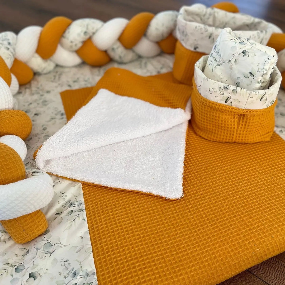 Set aus einfachen Utensilokörbchen von Mein Shop, vielseitige Aufbewahrungskörbchen für Küche oder Bad, naturfarbenes Design
