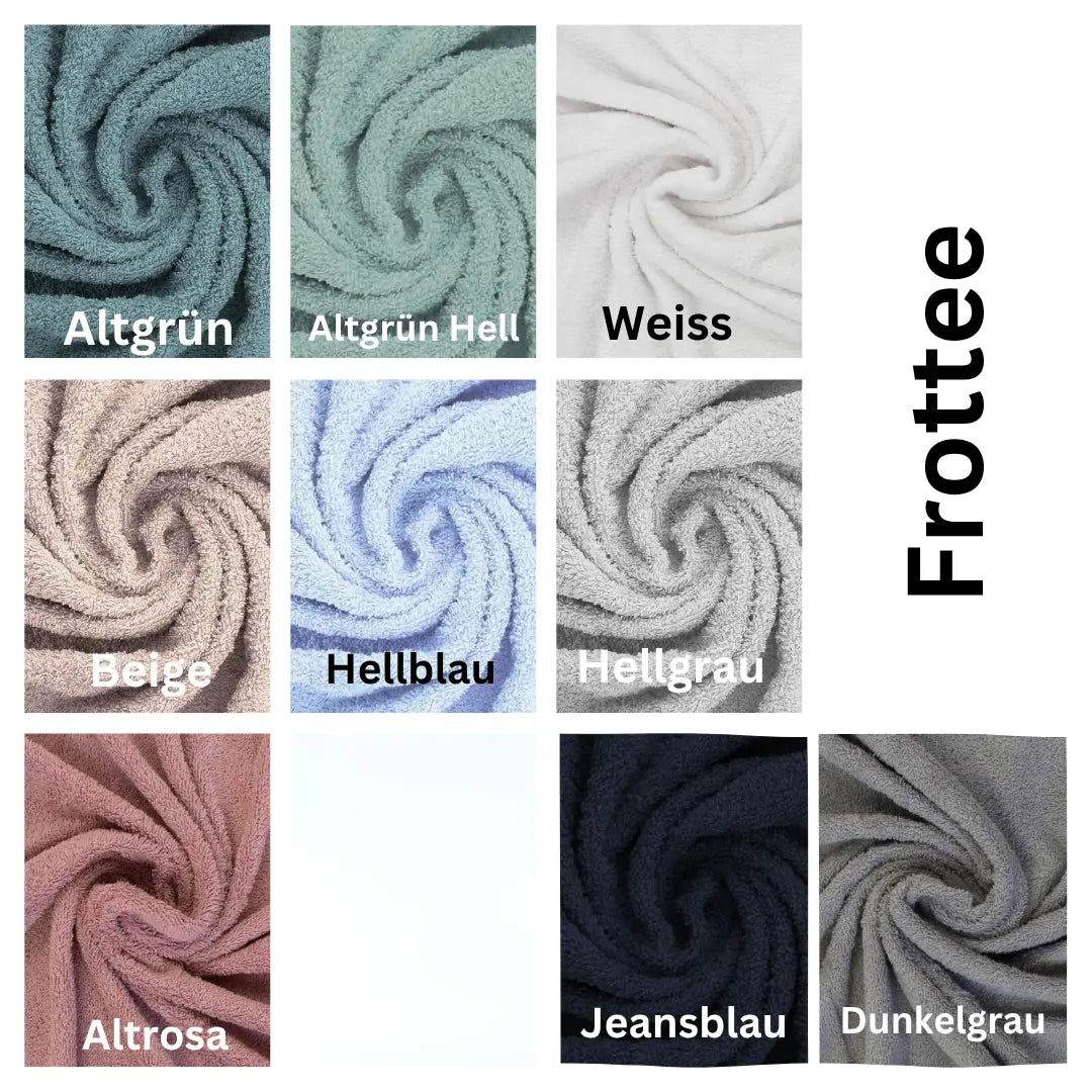 Weiche Babydecke aus Frottee mit personalisiertem Namen, ideal für Neugeborene und Babys, von Mein Shop.
