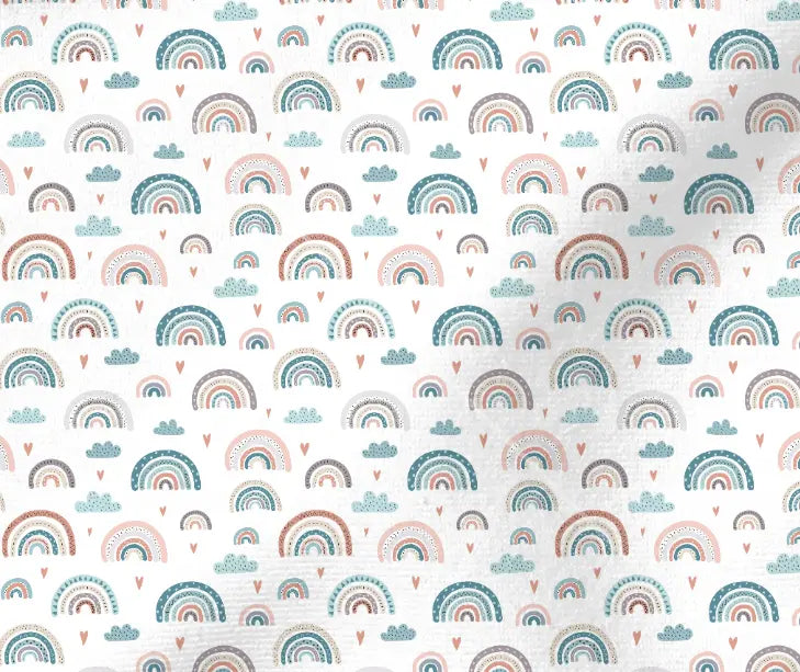 Wickelauflagen Set in Pastellregenbogenfarben, individuell konfigurierbar, von Mein Shop, aus ausgewählten Stoffen zum Selbstzusammenstellen