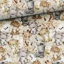 Feuchttücherhülle in Wunschfarbe mit Safari-Motiv, praktische Aufbewahrung für Feuchttücher, langlebig und stilvoll.