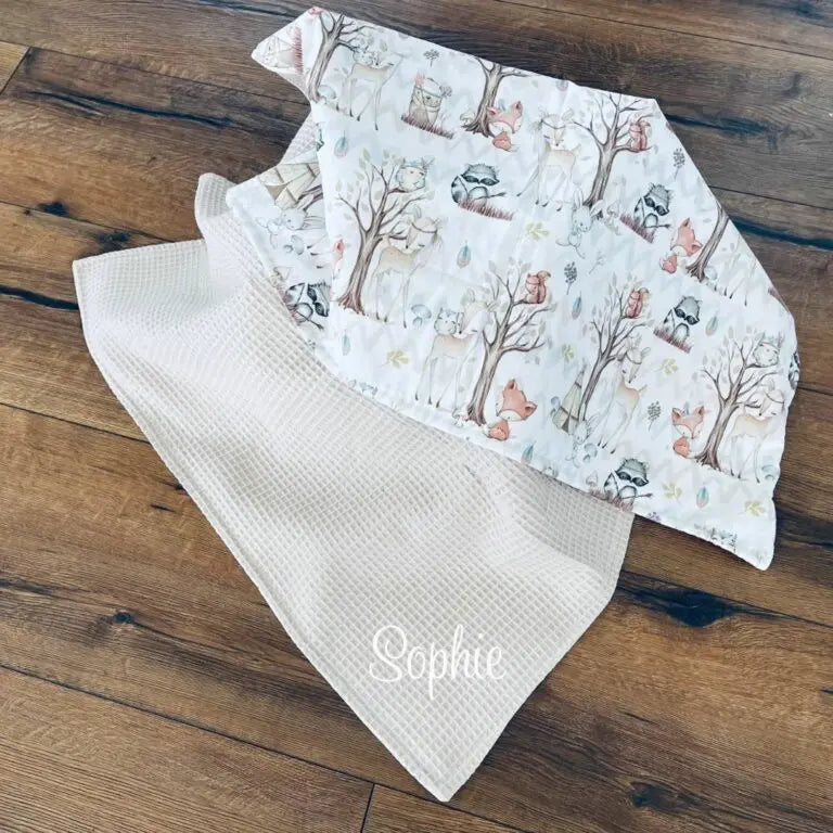 Personalisierte Babydecke für das ganze Jahr, weiche Ganzjahresdecke von Mein Shop, mit kindgerechtem Muster und angenehmer Textur