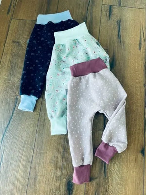 Verschiedene farbige Musselin-Pumphosen von Mein Shop, weiche, bequeme Stoffe für Kinder in lebendigen Farben