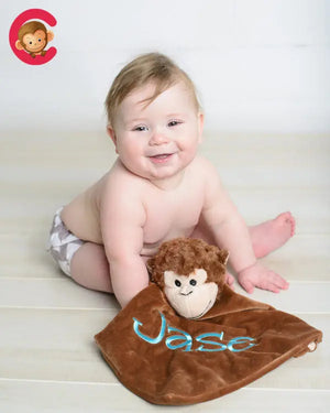 Weiches Schmusetuch Bär von Mein Shop, mit kuscheligem Stoff, ideal zum Trösten und Kuscheln für Babys.