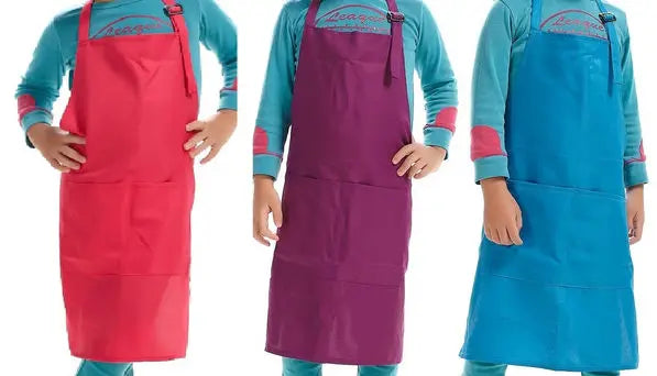 Bunte Kinder-Koch- und Malschürze von Mein Shop, mit buntem Design, für kreative Koch- und Malsessions, aus langlebigem Material