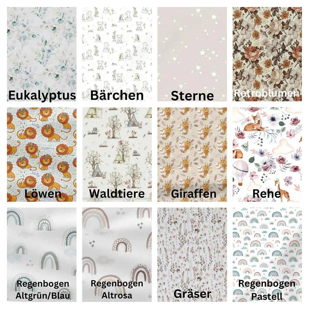 Theraline Stillkissen mit personalisiertem Bezug in Hellblau, bequem und individuell bestickt, ideal für stillende Mütter