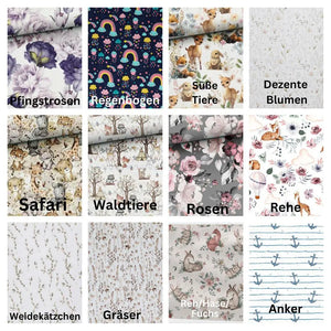 Hellblauer Wickelauflagenbezug mit Reißverschluss für VÄDRA Wickelauflage, aus weichem, bequemem Material.