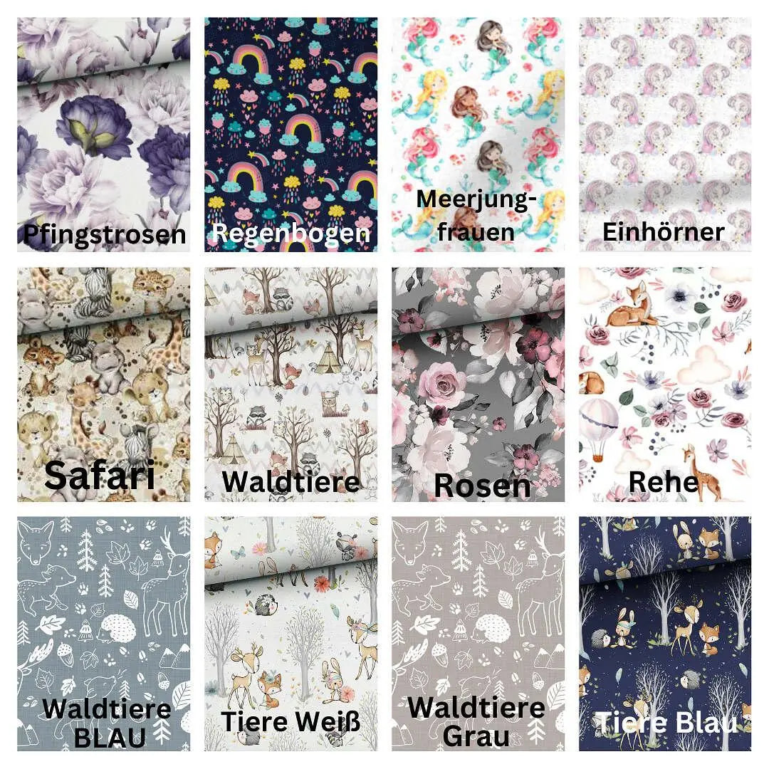 Stillkissen von Mein Shop in Hellblau mit individuellem Bezug und Wunschstickerei, weich und bequem für Schwangere.