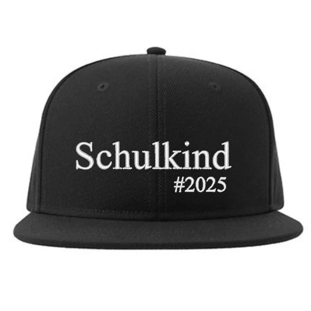Individuell gestaltete bestickte Cap mit Wunschdesign, in verschiedenen Farben, aus Musselin, von Mein Shop.