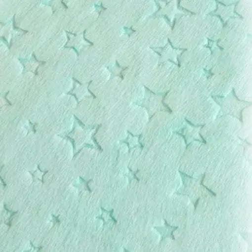 Ein Farbmuster mit cremigem Minky-Burnout in Bananenfarbe, zum Bestellen, zeigt die Textur und Farbvariation.