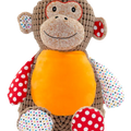 Braun gefärbter Affe Harlequin Spielzeug aus der Produktlinie Mein Shop, detailed und realistisch gestaltet.