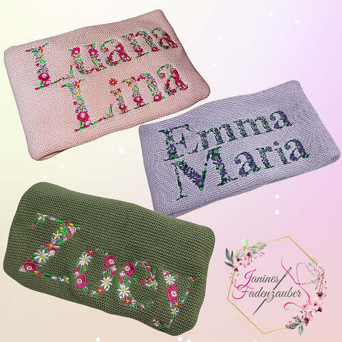 Personalisierte pinke Babydecke aus 100% Baumwolle mit modernem Etsy-Design, weich und perfekt für Neugeborene.