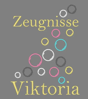 Zeugnishülle mit Wunschstickerei, personalisierte Mappe für Schulzeugnisse, aus hochwertigem Material, von Mein Shop